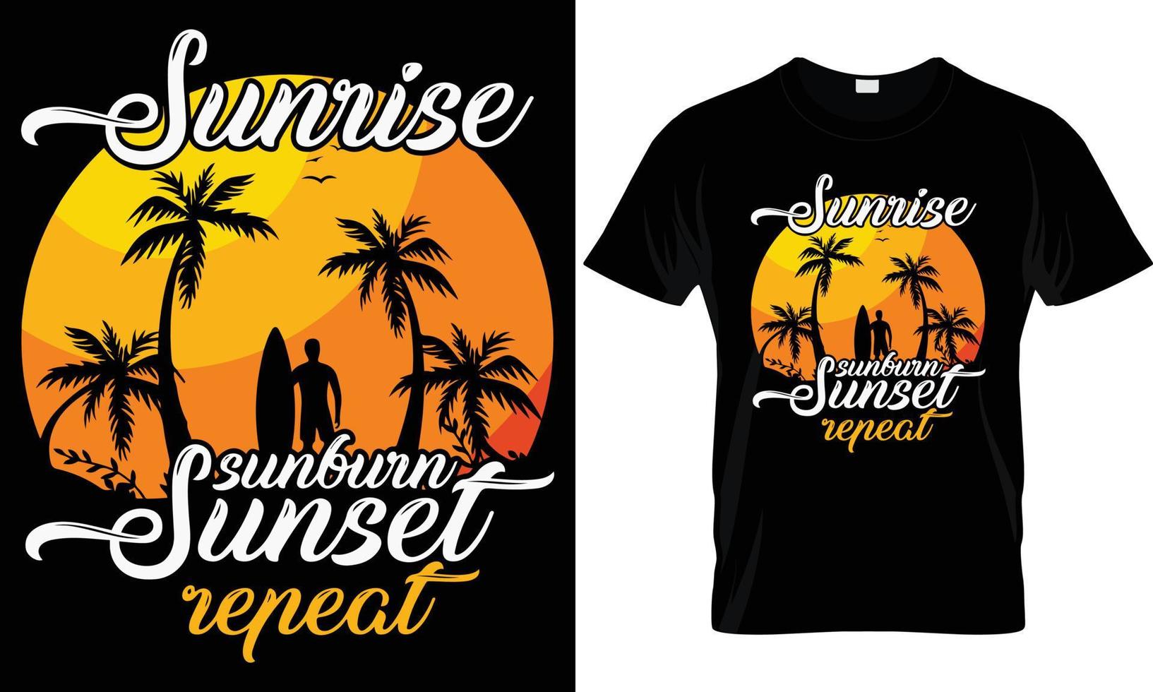 SUMMER T - SHIRT DESIGN vector