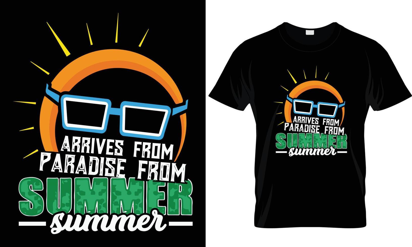 Summer T - Shirt Design vector