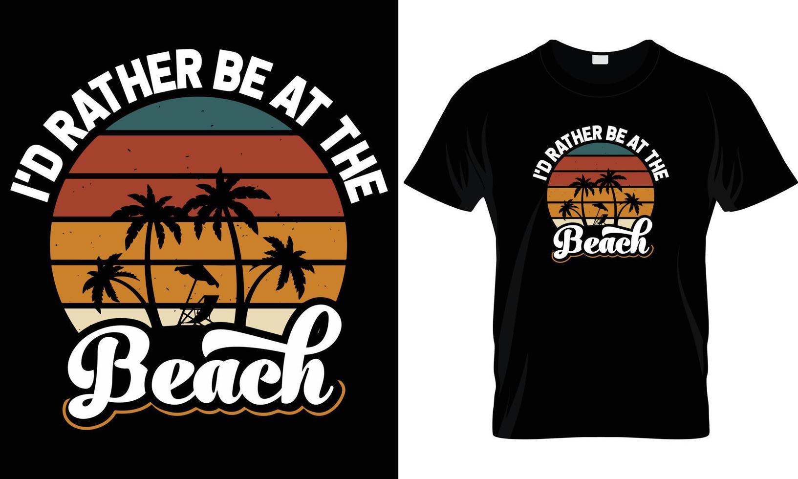 Summer T - Shirt Design vector