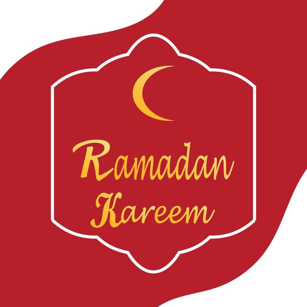 Ramadan Kareem poster background vector illustration design Greeting Card. Social Media post template Ramadhan Mubarak. Happy  Holy Ramadan. The month of fasting for Muslims