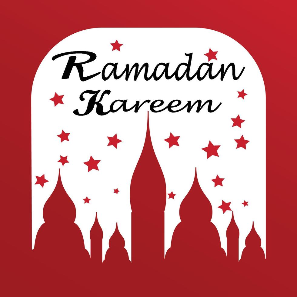 Ramadan Kareem poster background vector illustration design Greeting Card. Social Media post template Ramadhan Mubarak. Happy Holy Ramadan. The month of fasting for Muslims