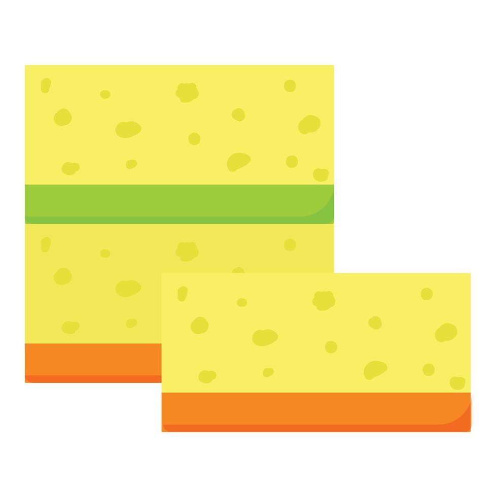 Clean sponge icon cartoon vector. Cleaner equipment vector