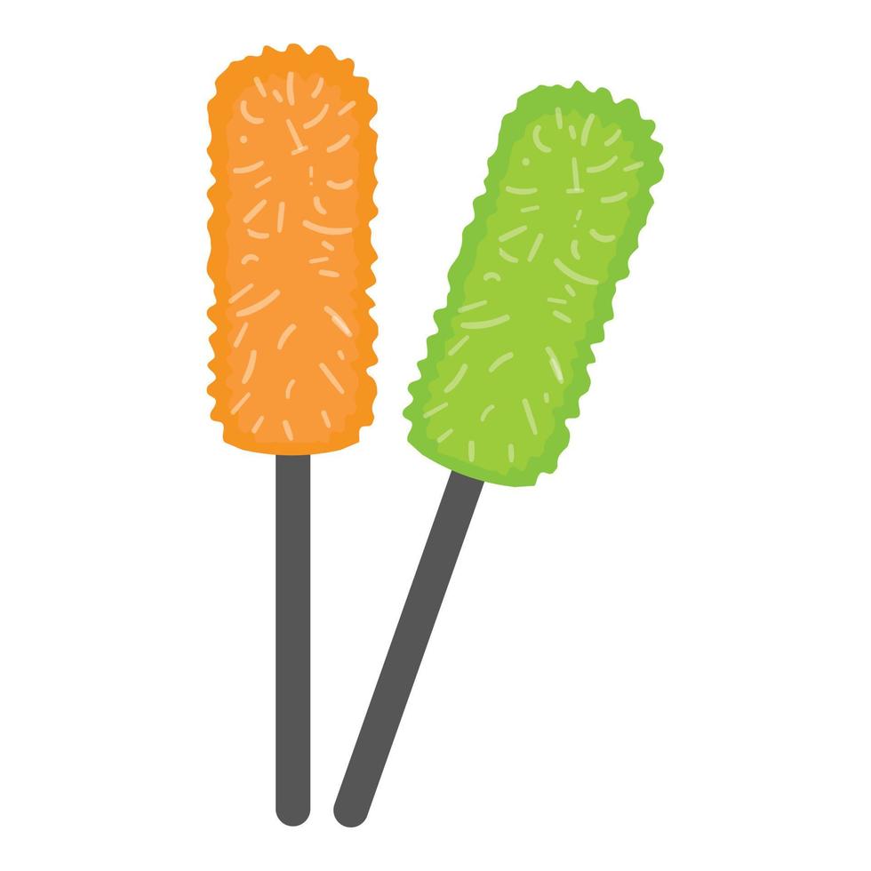 Cleaning brushes icon cartoon vector. Cleaner equipment vector