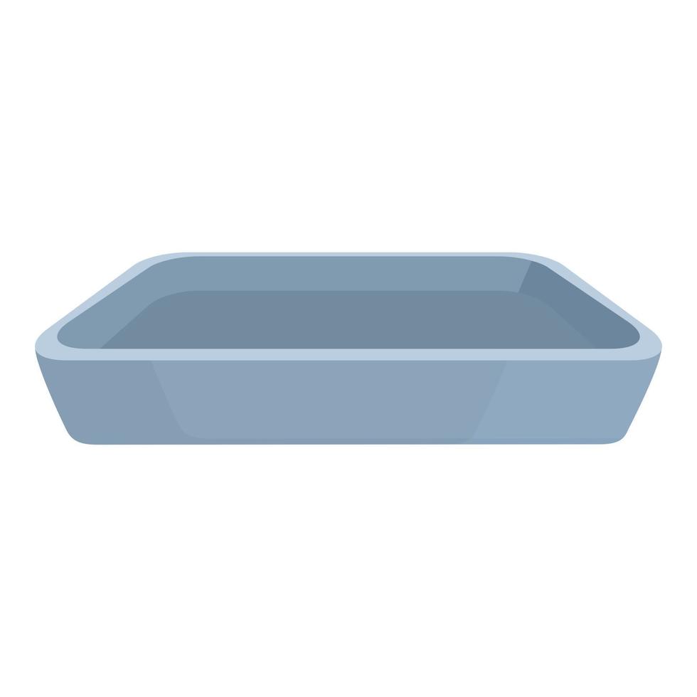 Tray icon cartoon vector. Cooking stuff vector