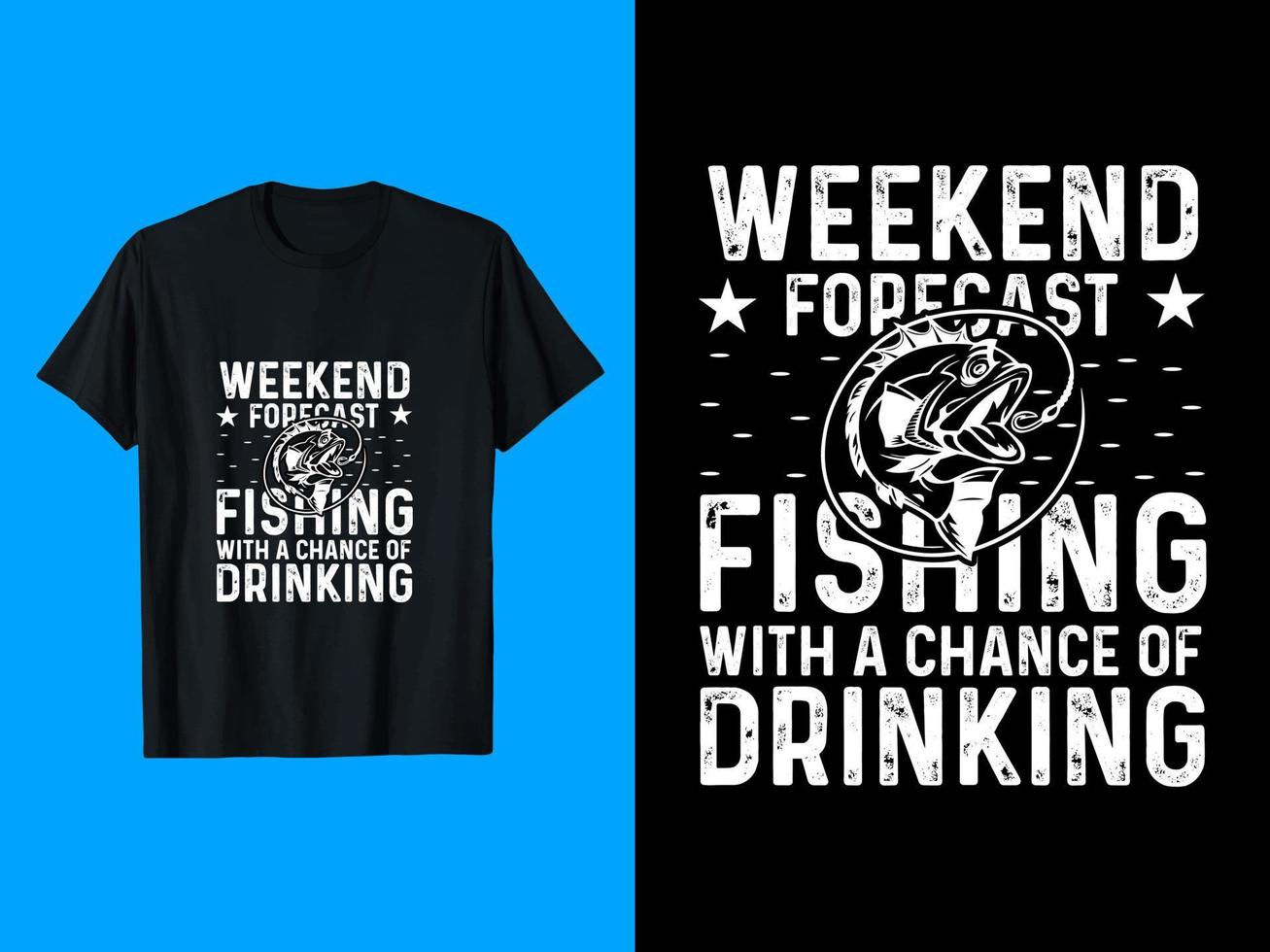 Fishing, Vector, Typography T-Shirt Design vector