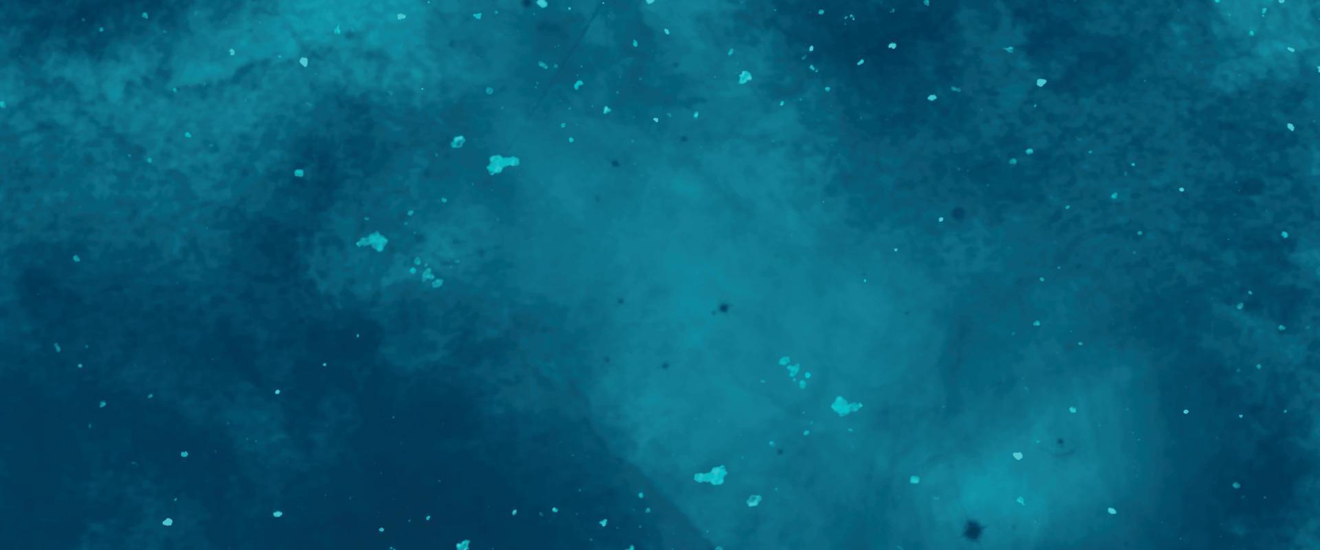 acuarela azul y textura de papel. hermosa mano de gradiente oscuro dibujada por fondo de grunge de pincel. Lavado de color agua textura pintada de cerca, diseño grungy. nebulosa azul brillo estrella universo. vector