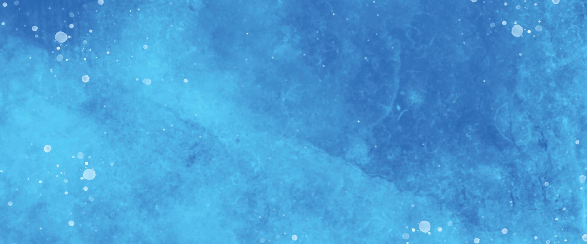 blue watercolor and paper texture. beautiful dark gradient hand drawn by brush grunge background. watercolor wash aqua painted texture close up, grungy design. blue nebula sparkle star universe. vector