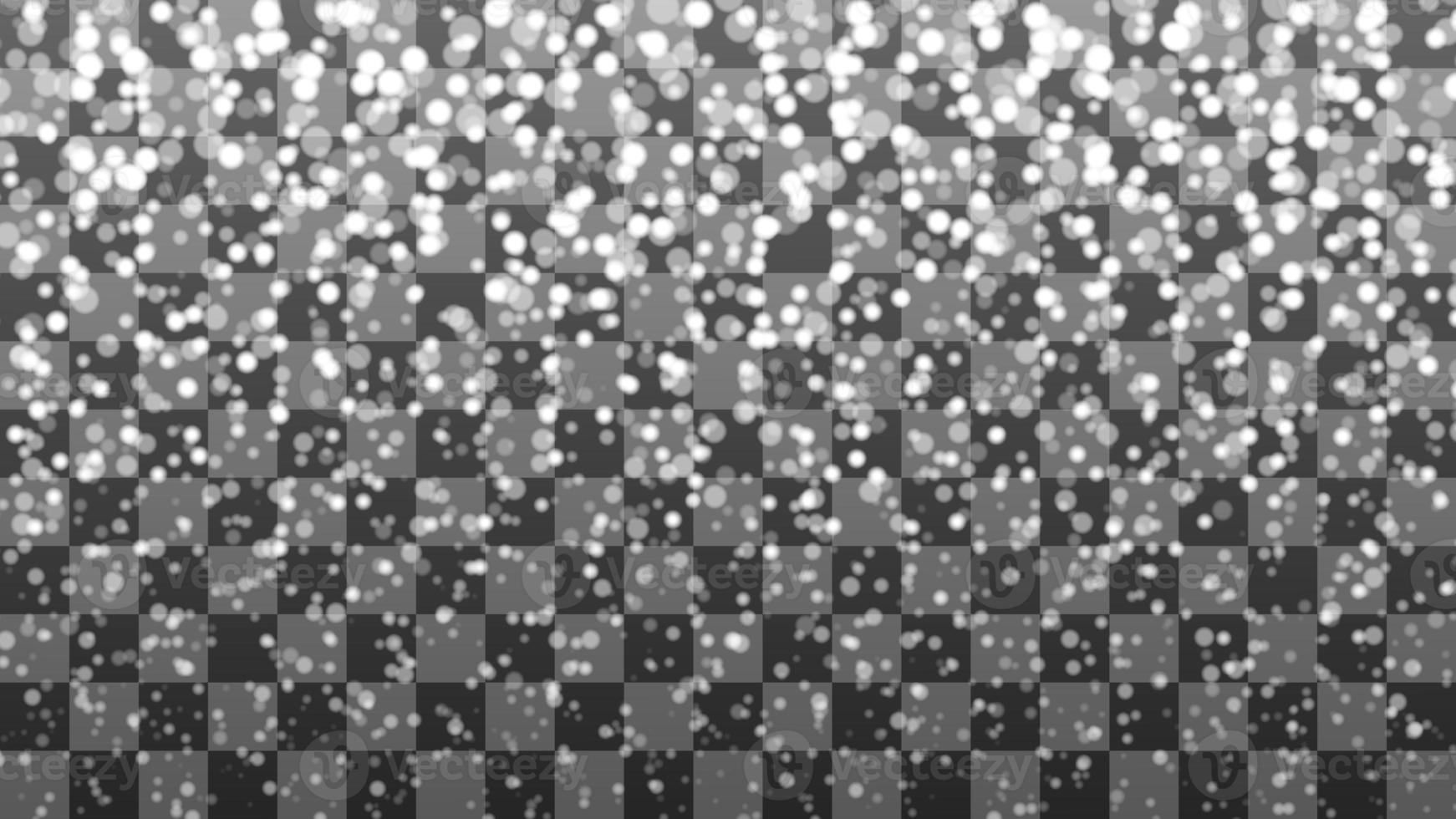Beautiful winter transparent background. Snow on an isolated transparent background. Snowflakes in different shapes and forms. Real falling snow at night close-up overlay. photo