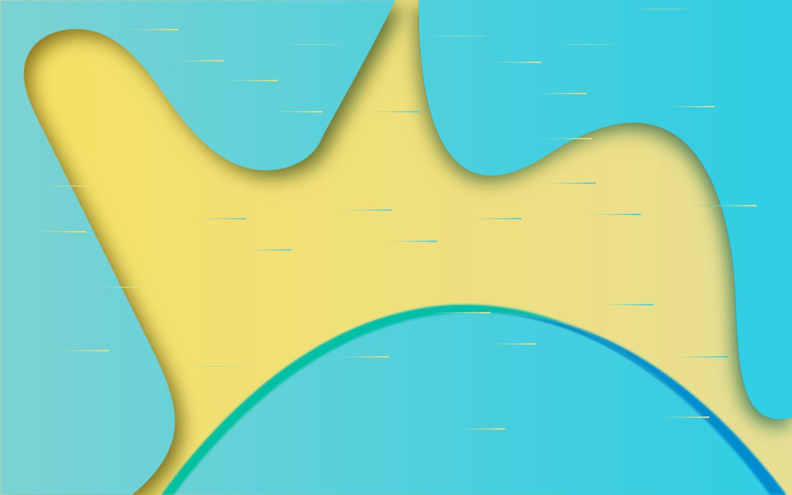 Abstract fluid papercut background. photo