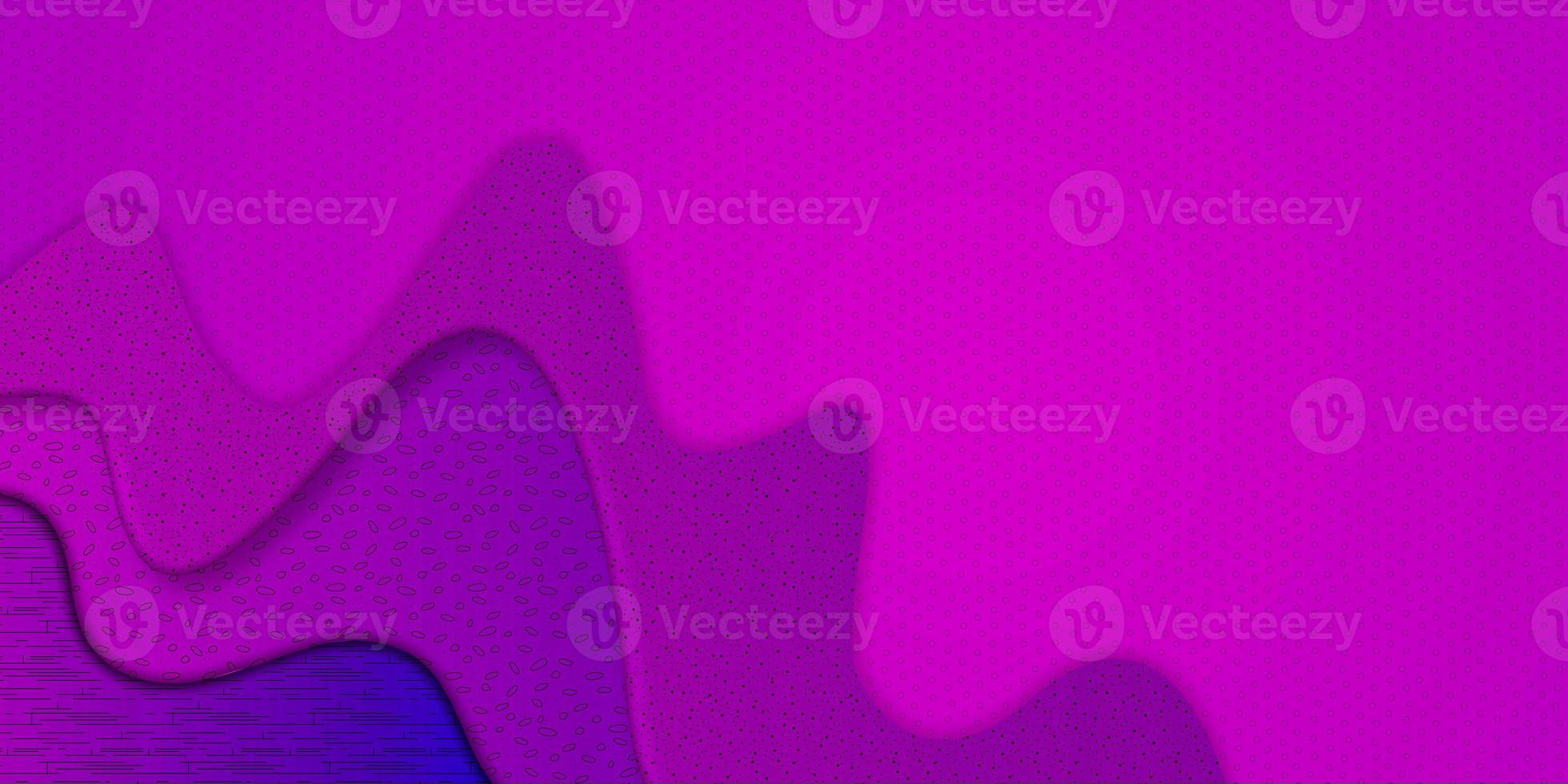 abstract dynamic shapes. futuristic pattern. background in paper style. trendy geometric purple and pink background with papercut. fluid art photo