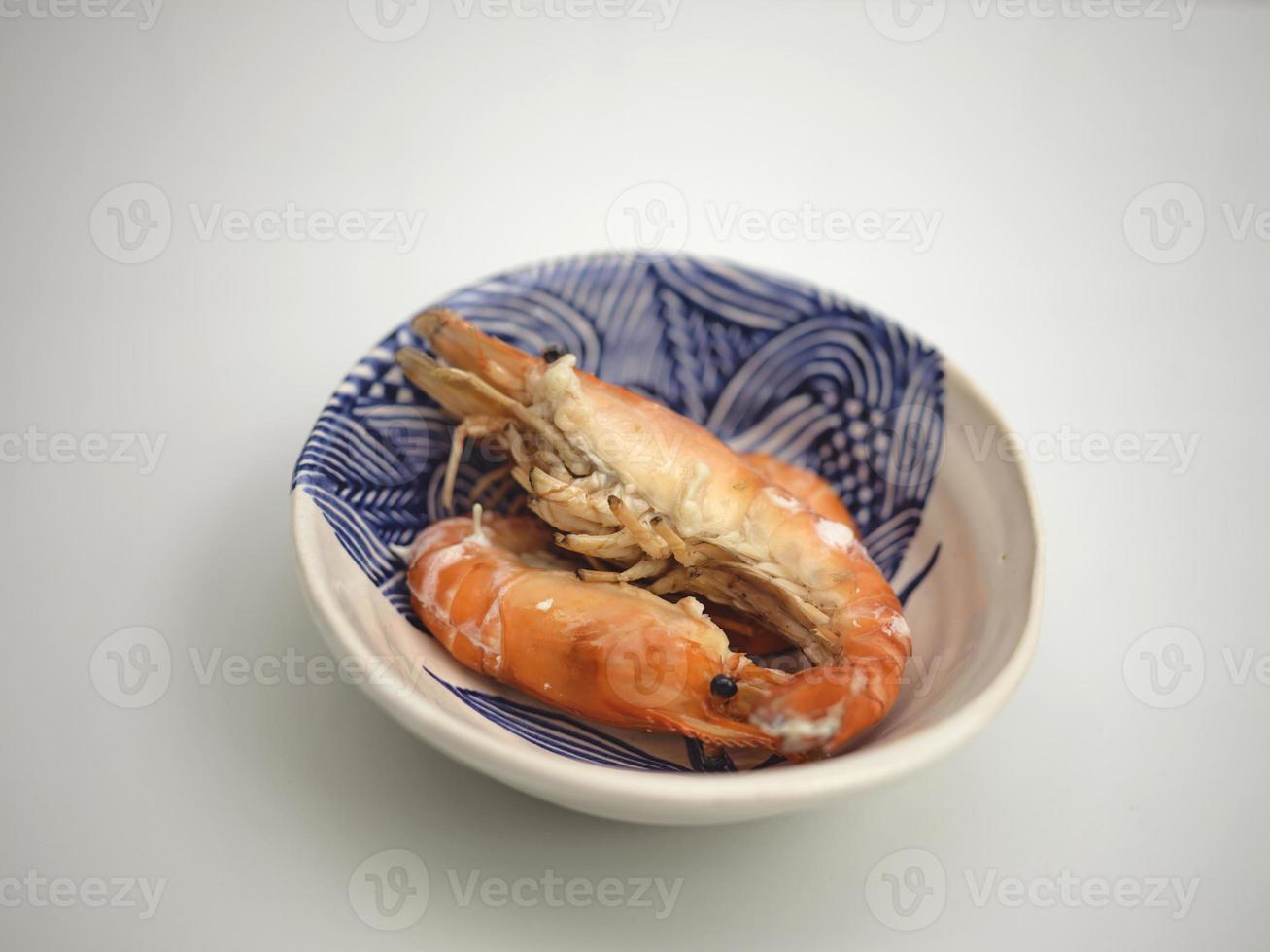 Grilled Prawns or grilled shrimp , Thai Seafood photo