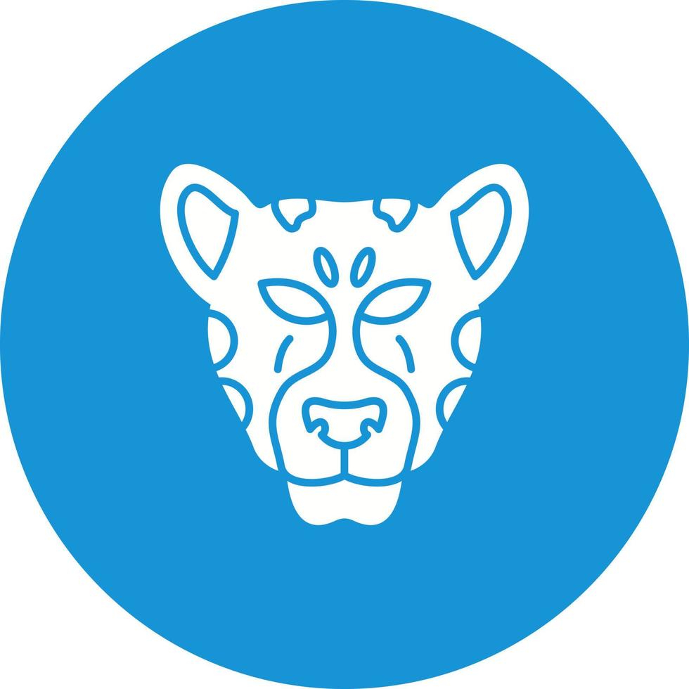 icono de vector de leopardo