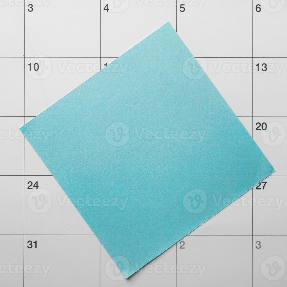post it on the calendar photo