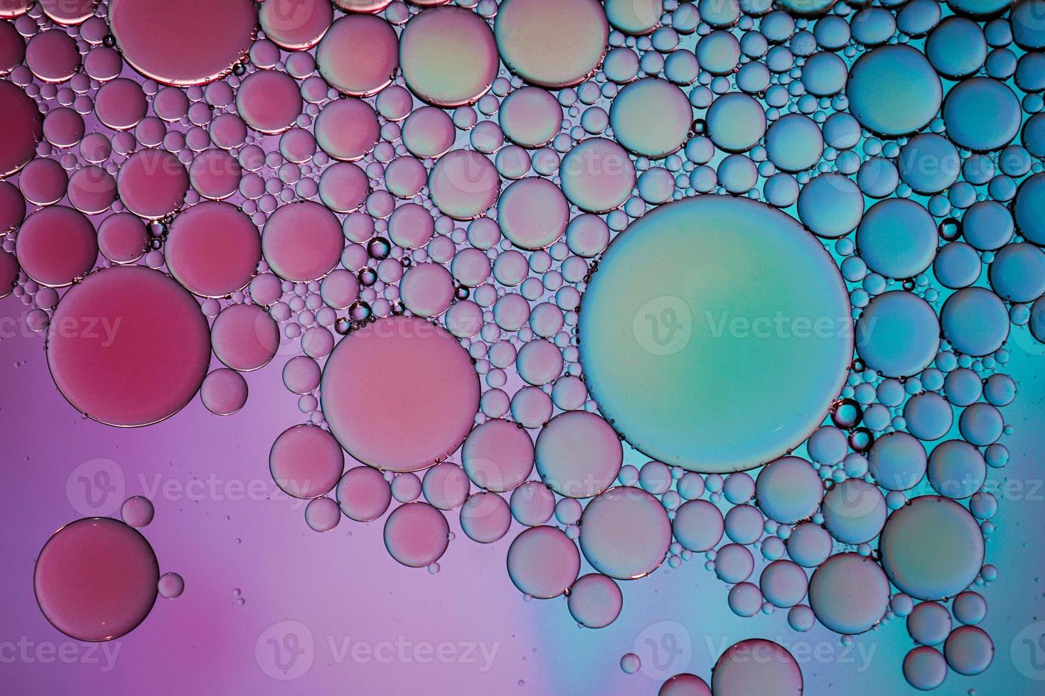 multi colored oil circles on the water, colorful background photo