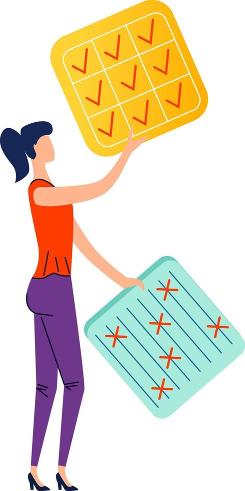 Deadline, time management business concept vector