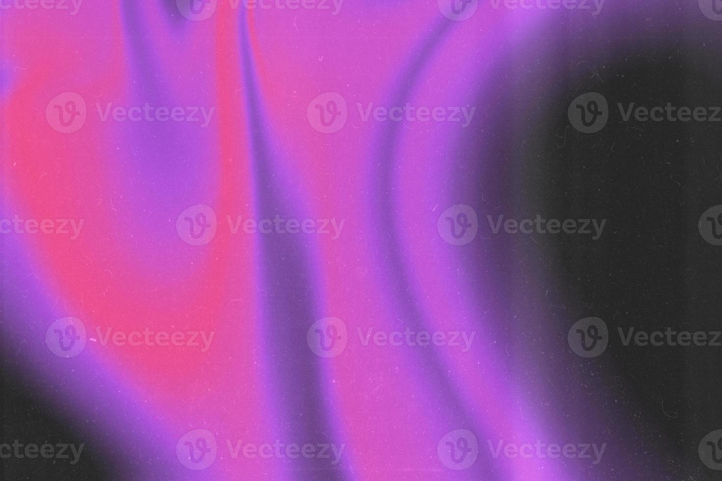 Abstract retro grunge decorative relief with film dust texture and rose and purple gradient colors. Rough colored illustration background. photo