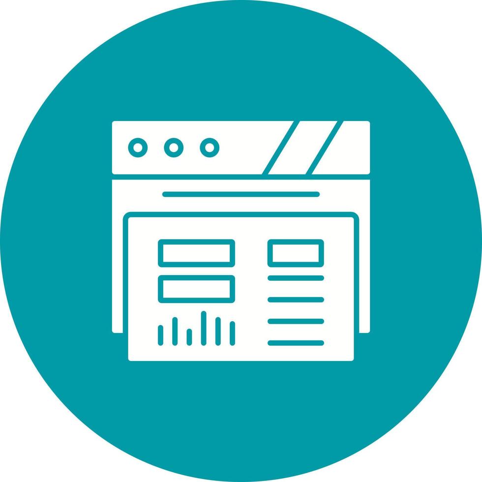 Dashboard Vector Icon 19949107 Vector Art at Vecteezy