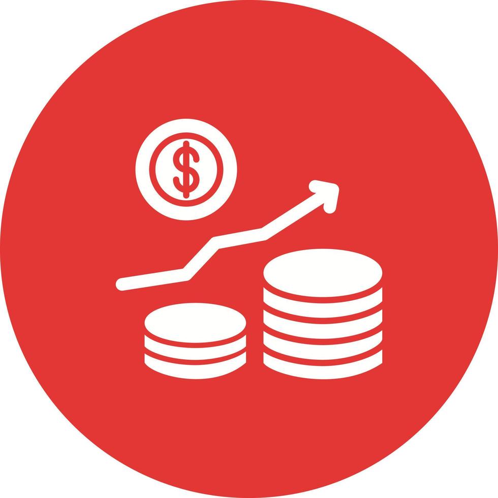 Money Growth Vector Icon