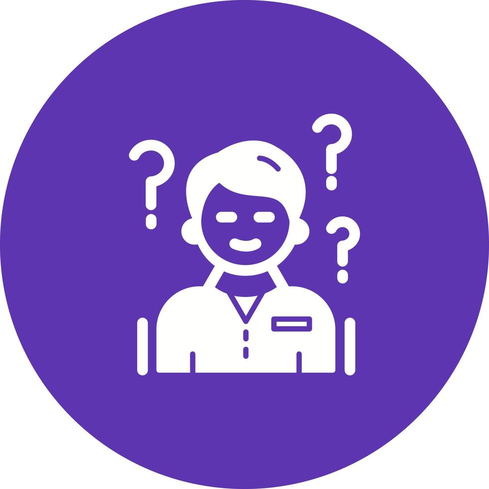 Confuse Vector Icon