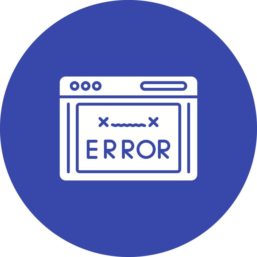 Error Code Vector Icon