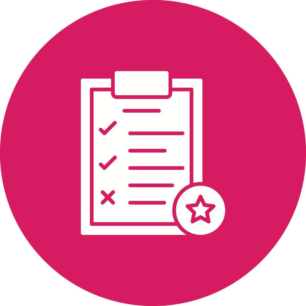 Task List Vector Icon