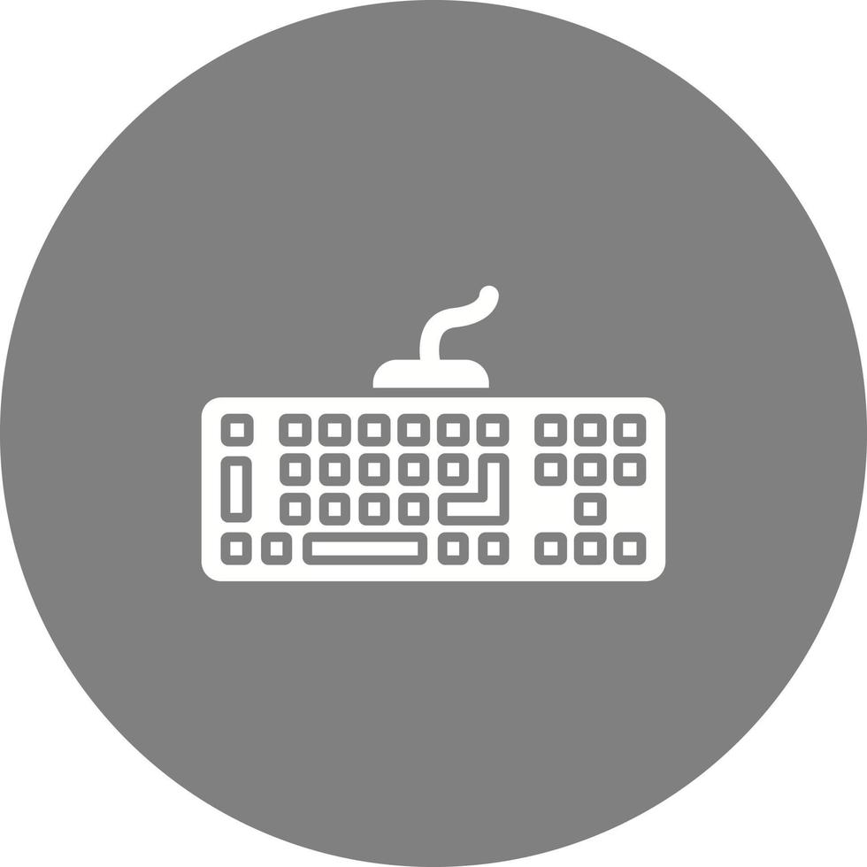 icono de vector de teclado