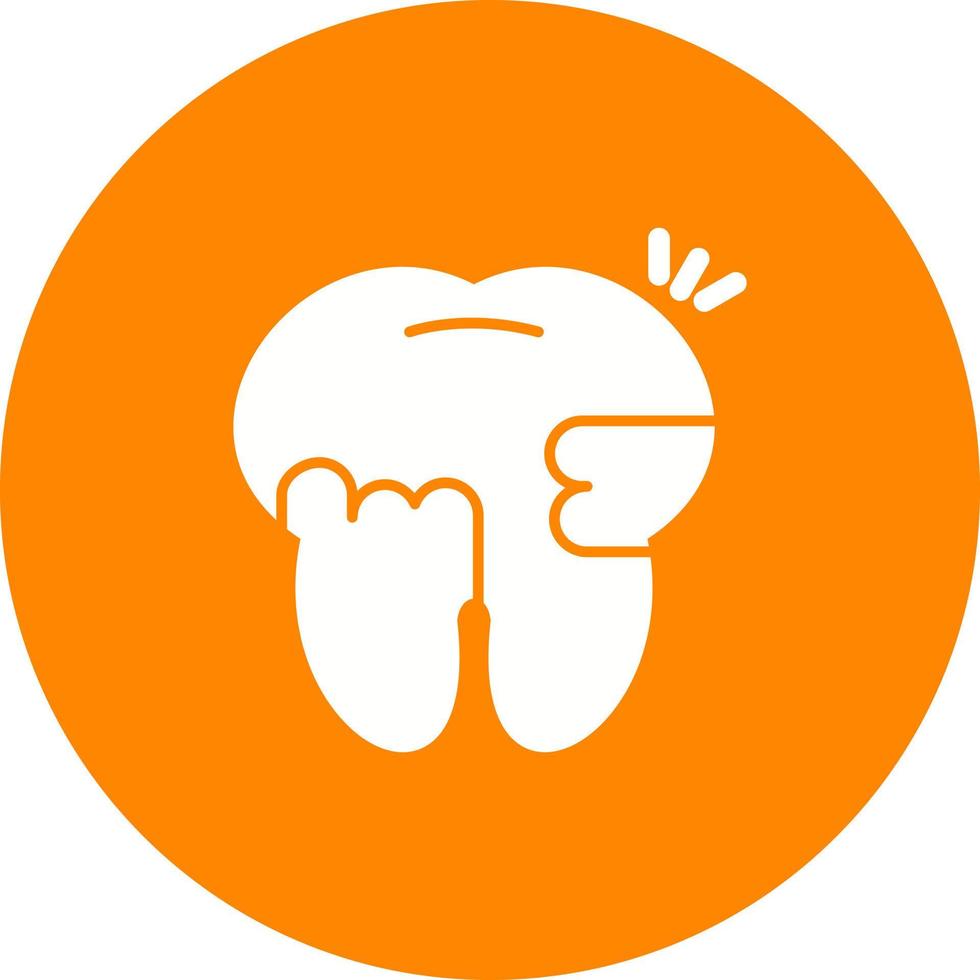 Toothache And Plaque Vector Icon