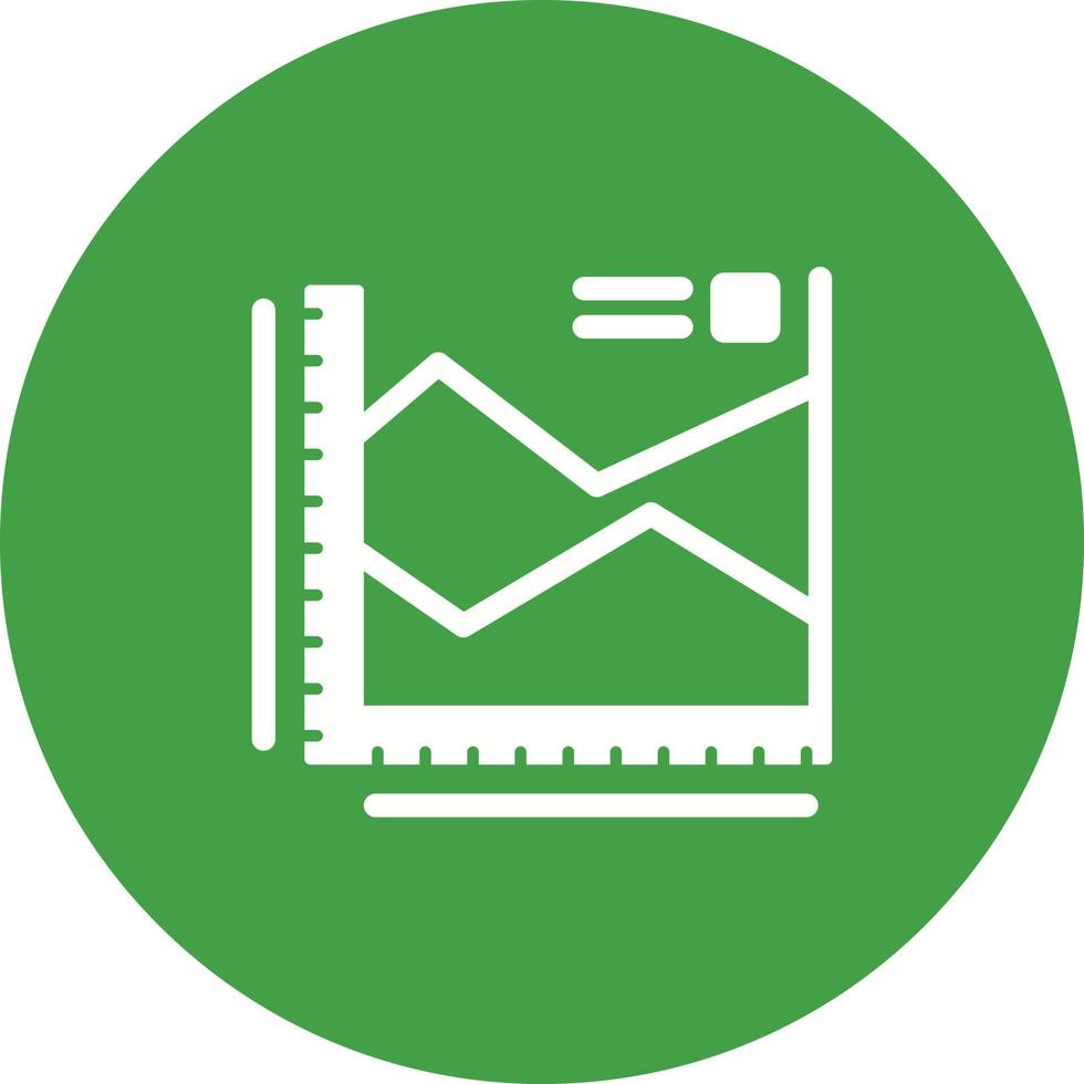 Spline Chart Vector Icon