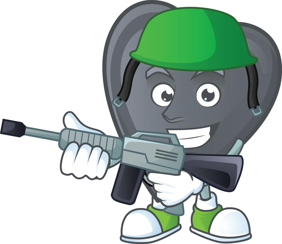 Black love cartoon character style vector