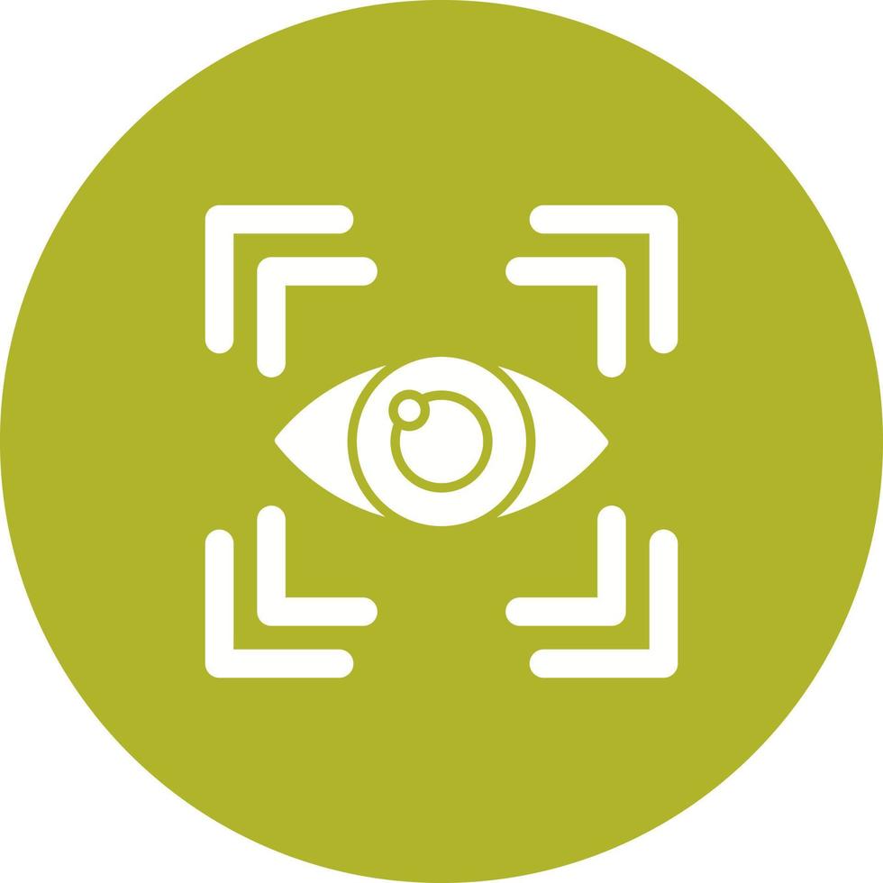 Eye Scan Vector Icon