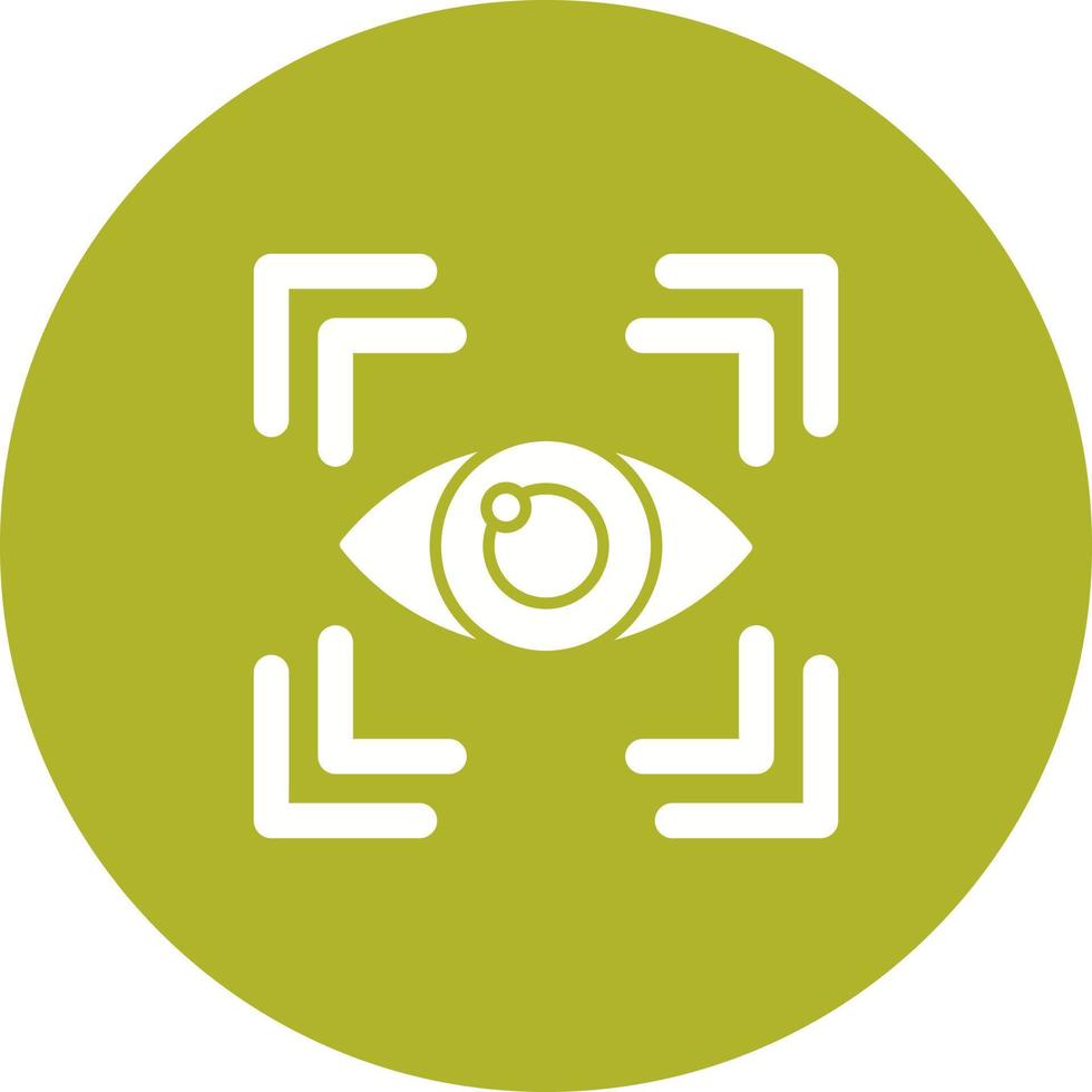 Eye Scan Vector Icon