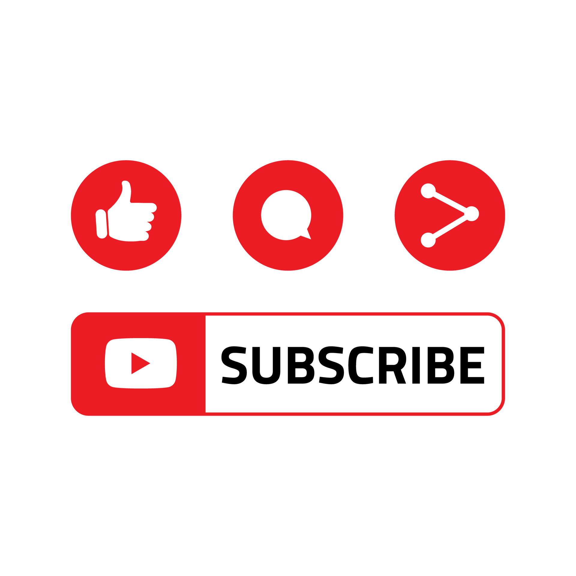 subscribe like comment share png