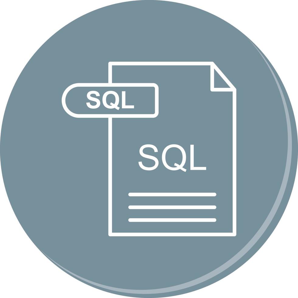 icono de vector de sql 19951141 Vector en Vecteezy