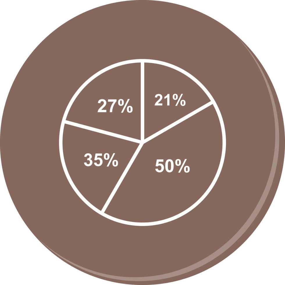 Pie Chart Vector Icon