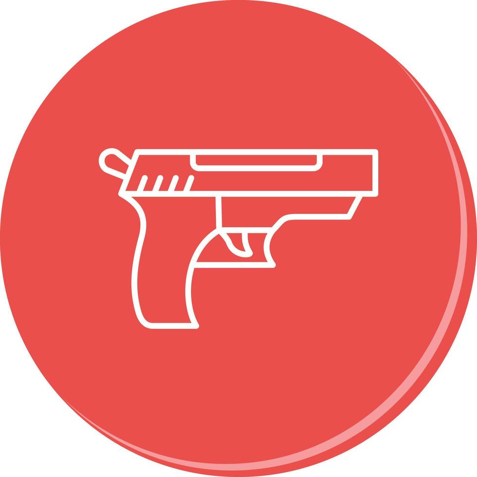 icono de vector de pistola