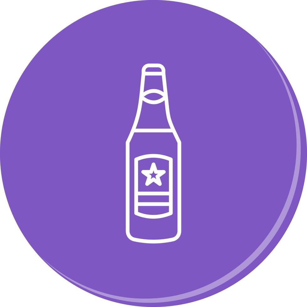 Beer Bottle Vector Icon