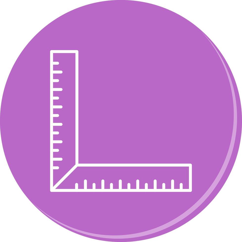 square Ruler Vector Icon
