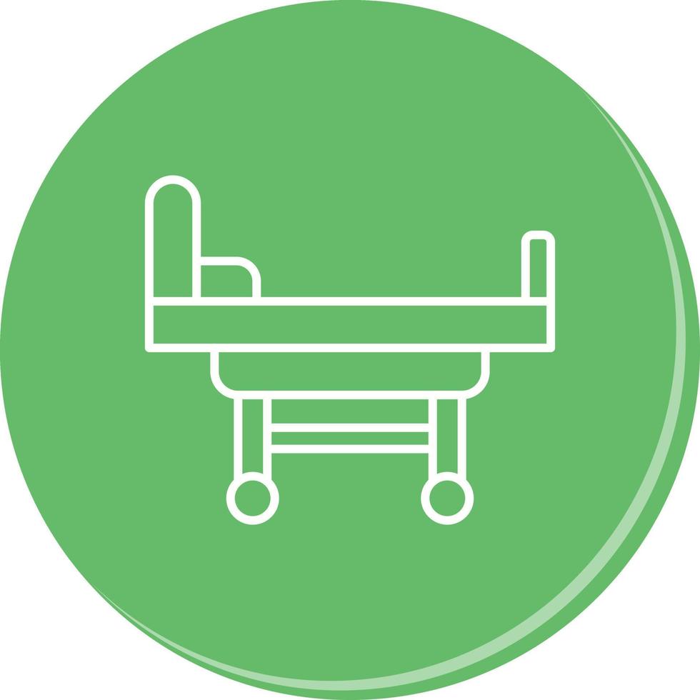 Hospital Bed Vector Icon