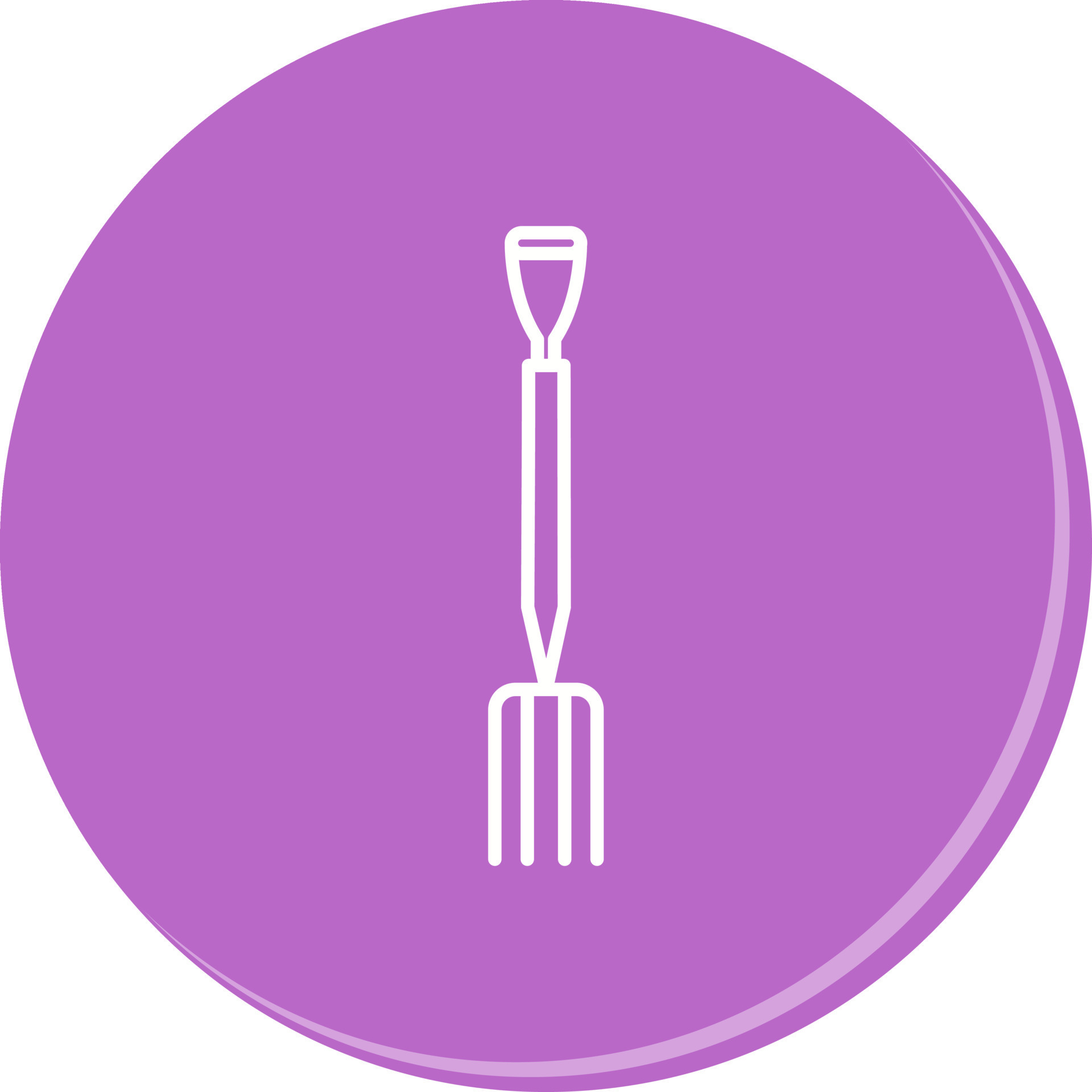 Gardening Fork Vector Icon 19951562 Vector Art at Vecteezy