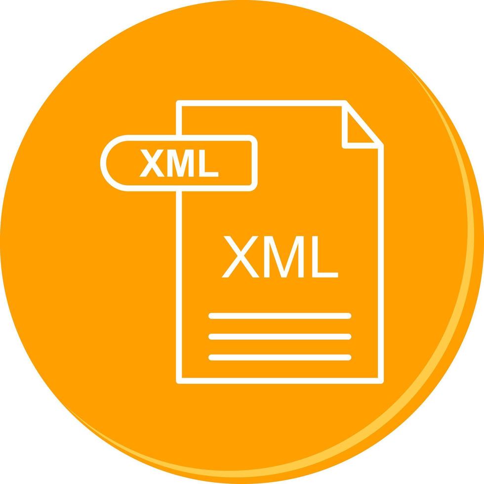 XML Vector Icon