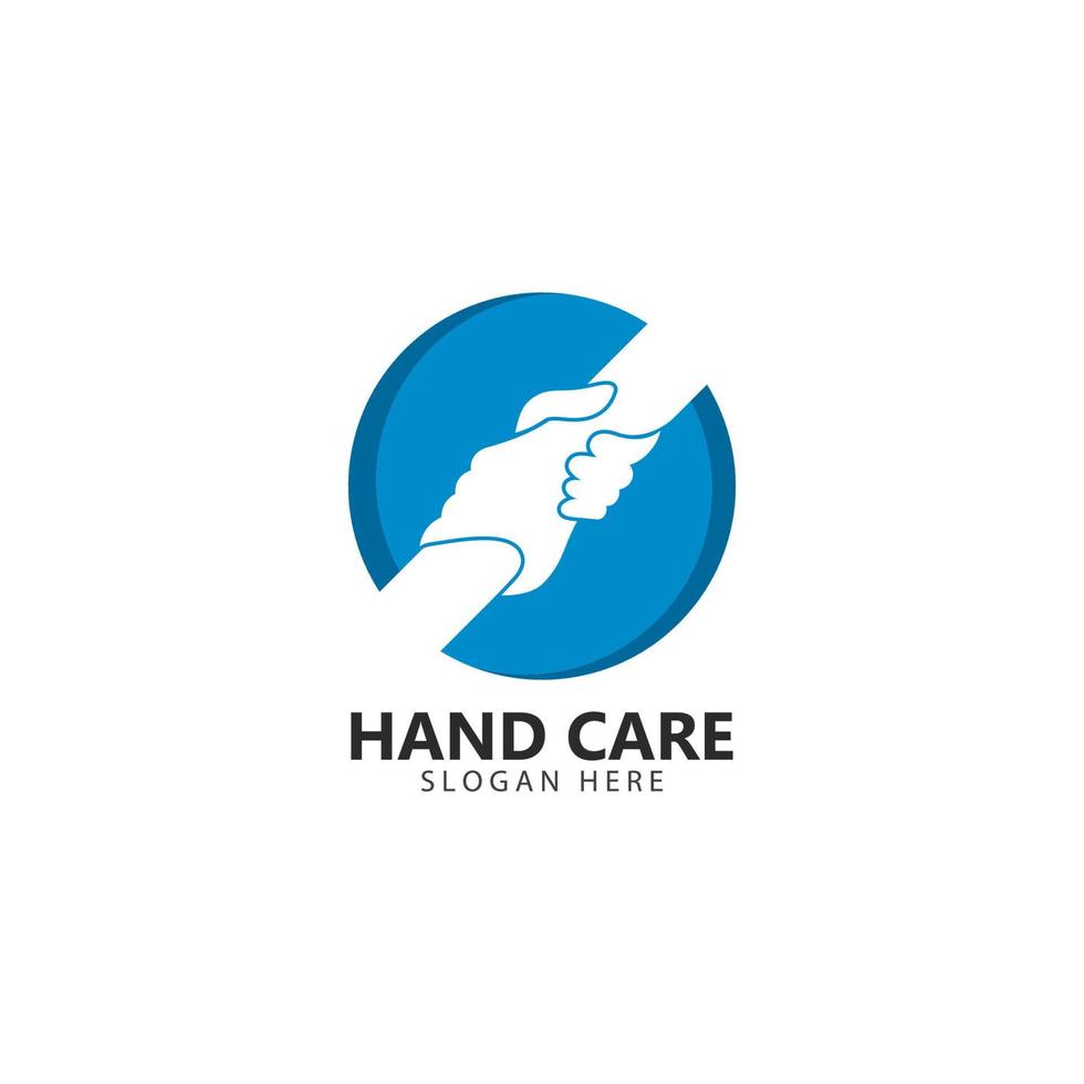 Hand Care Logo Template vector icon illustration