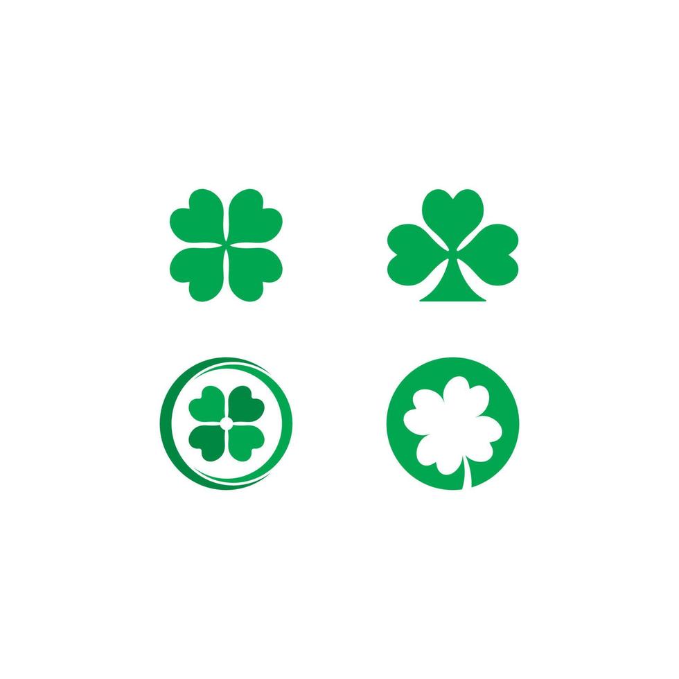 Clover Leaf Logo Template Design vector