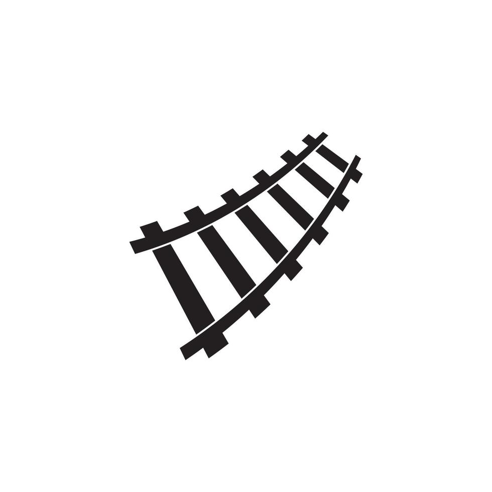 Railway logo , vector icon illustration