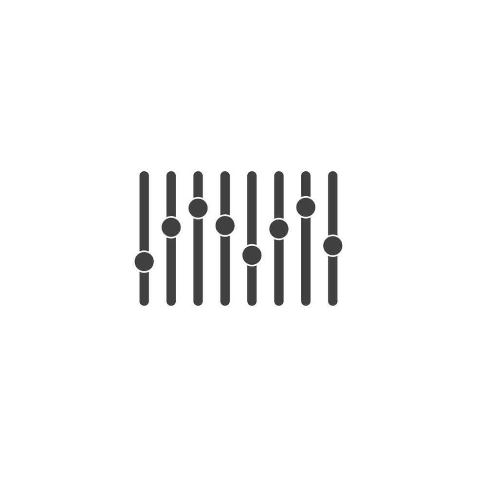 Sound system volume control icon vector illustration