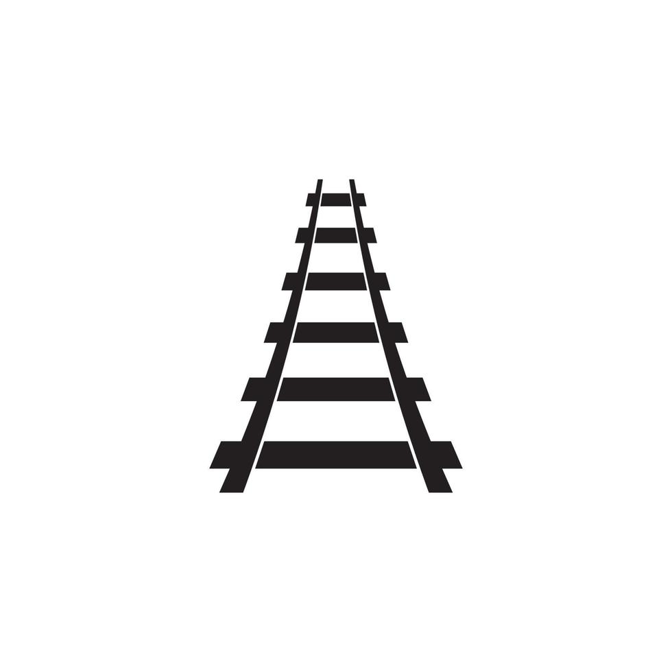 Railway logo , vector icon illustration