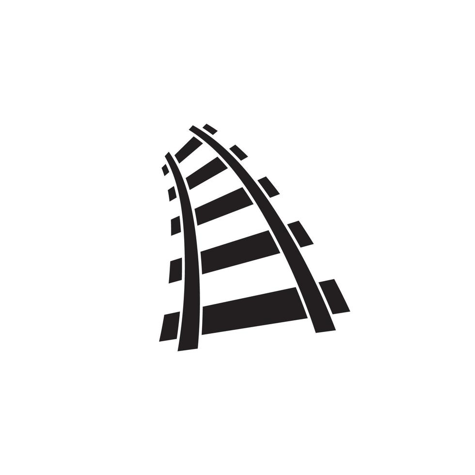 Railway logo , vector icon illustration