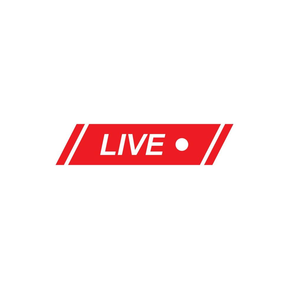 vector set of live streaming icon multimedia logo