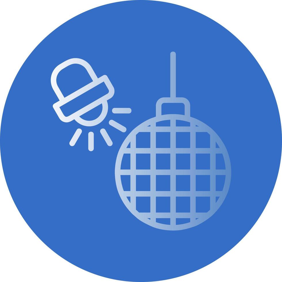 Disco Lights Vector Icon Design