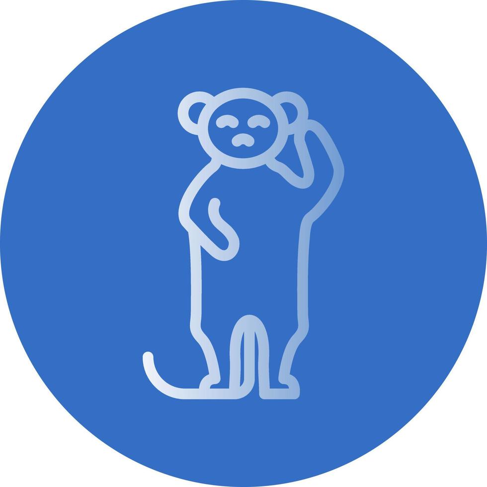 Meerkat Vector Icon Design