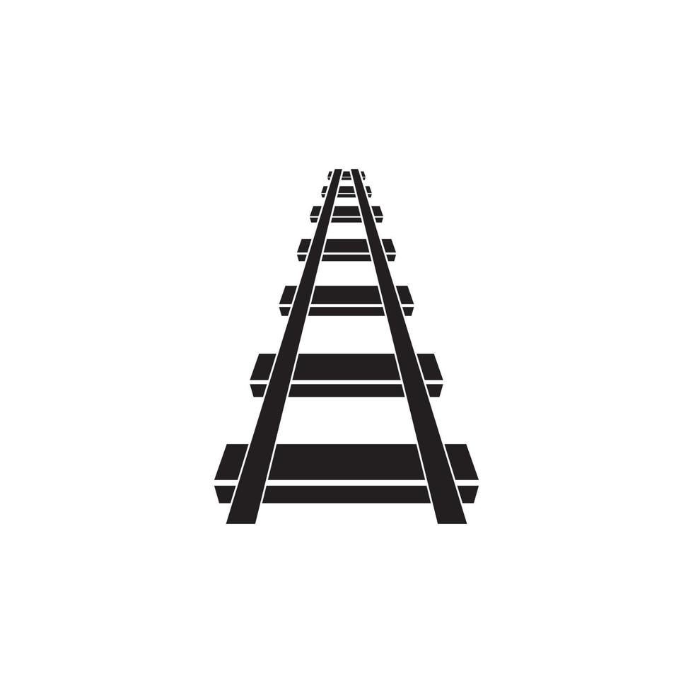 Railway logo , vector icon illustration
